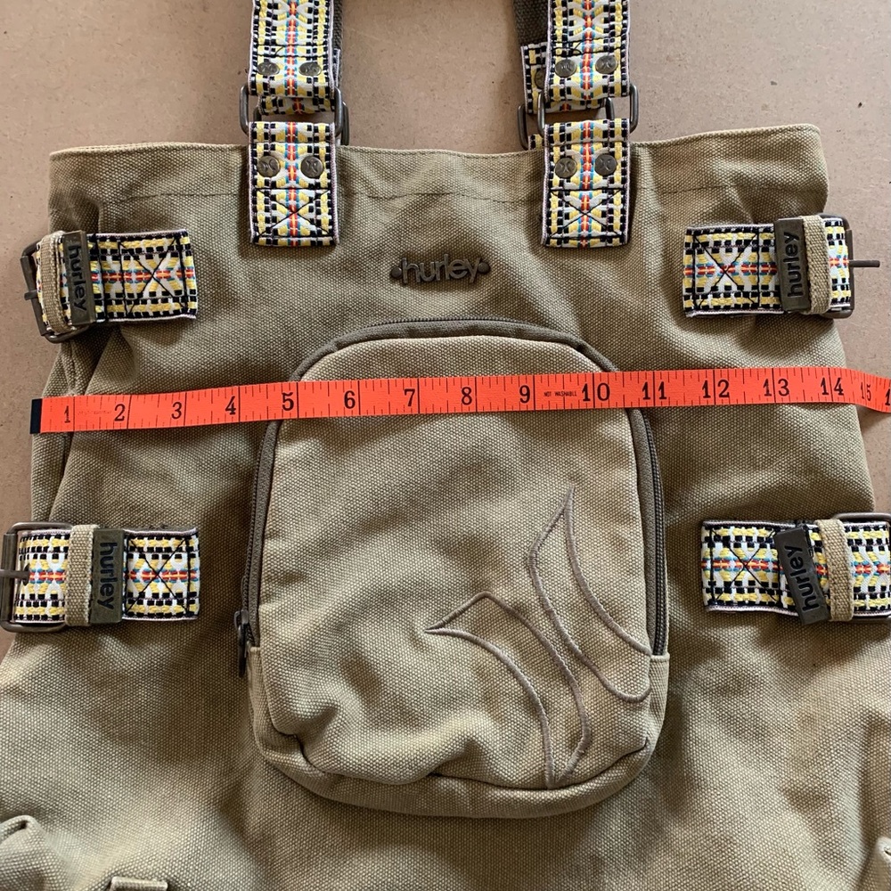 Hurley medium canvas tote with embroidered handles - Picture 12 of 14